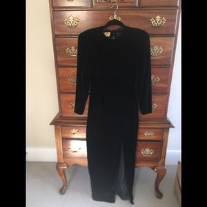 Donna Karan Velvet Gown